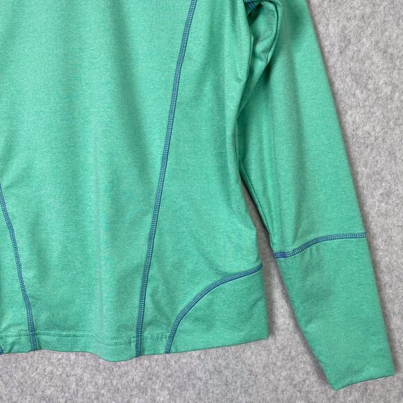 Peter Miller Long Sleeve Women's Size M Green E4 50+ UPF Golf 1/4 Zip Pullover - Picture 8 of 10